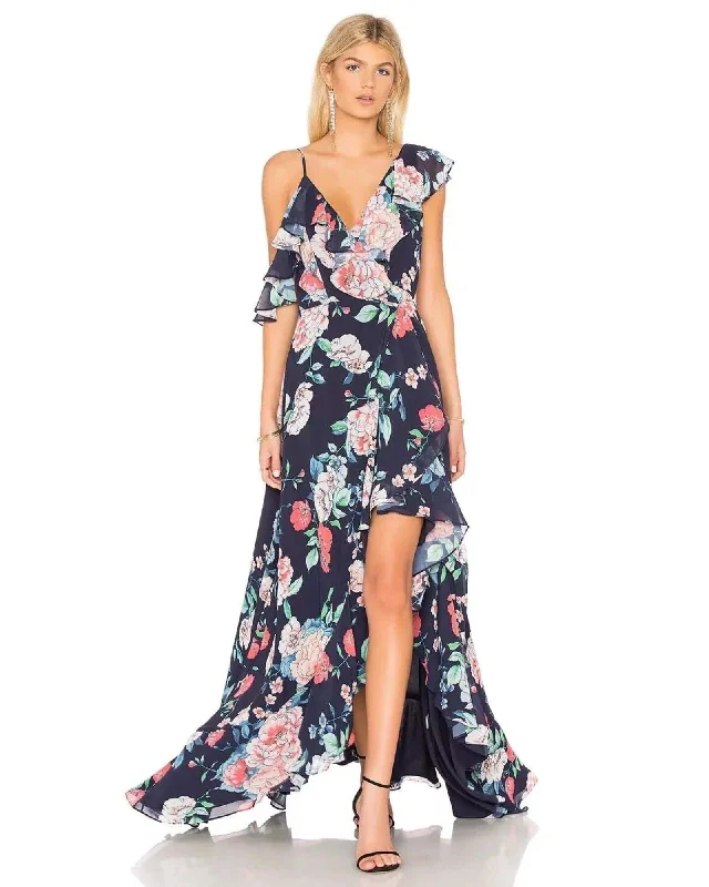 Butterfly Kiss Maxi Dress Trendy V-Neck Maxi Dress