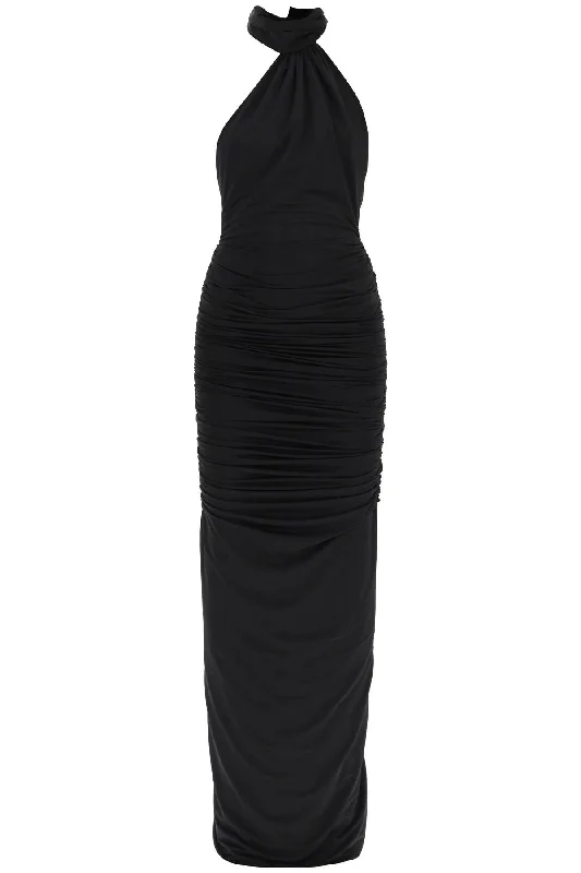 GIUSEPPE DI MORABITO draped-jersey maxi dress Fashionable Asymmetrical Maxi Dress