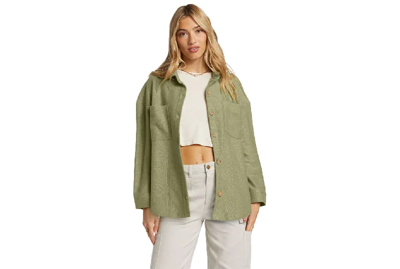 EVERYTIME SHACKET Casual Relaxed Blouse