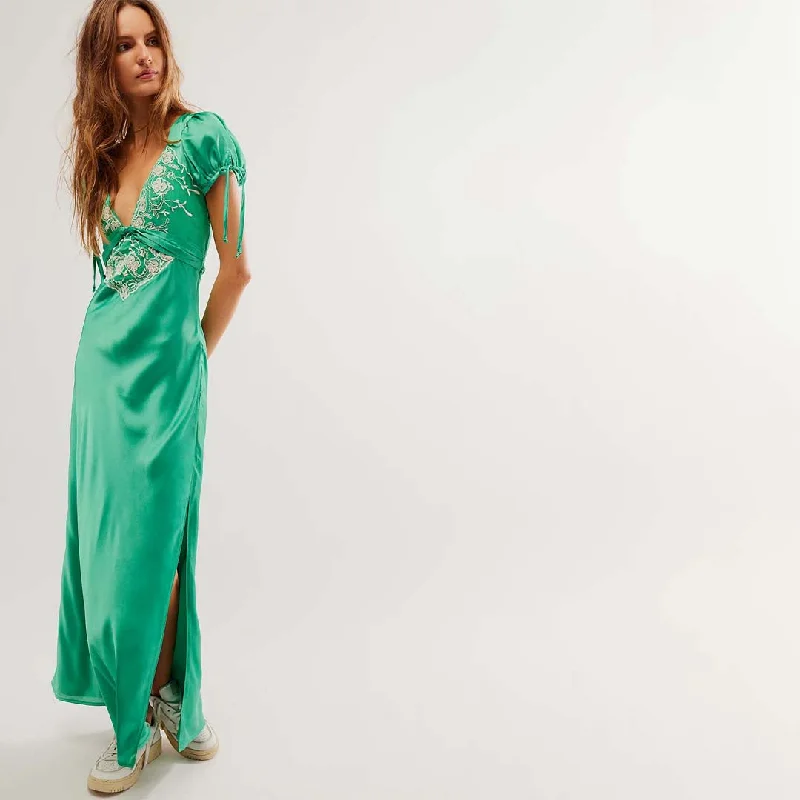 COOPER MAXI DRESS | VERDIS Comfortable Ruffle Maxi Dress