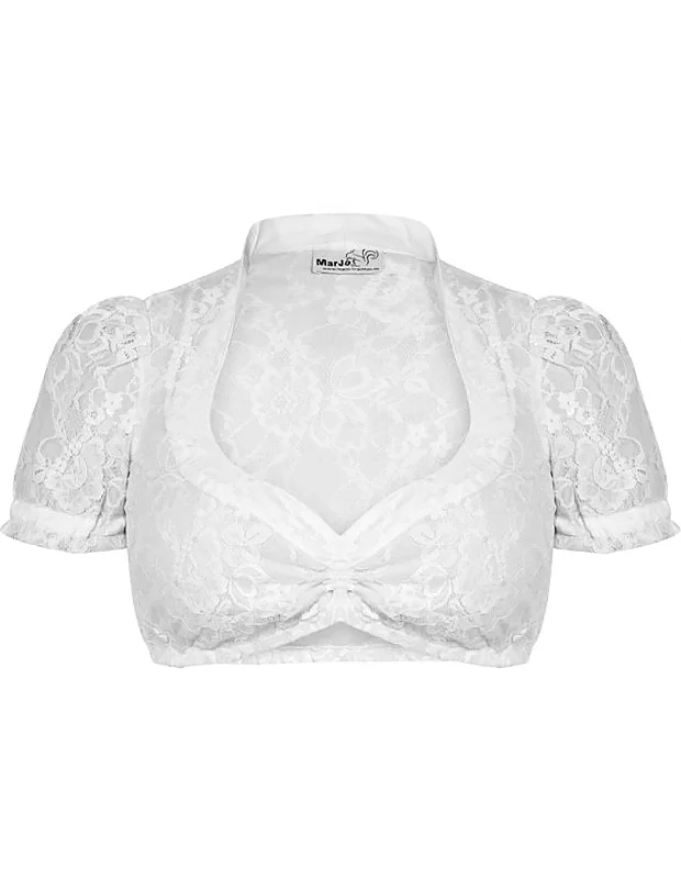Lace Sweetheart Dirndl Blouse Smart Business Blouse