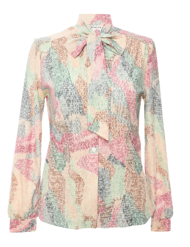 Multi colour Devon Blouse - L Backless Summer Blouse