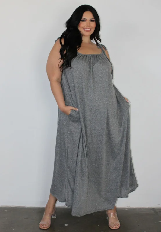 Pretty Cami Maxi Dress Fashionable Asymmetrical Maxi Dress