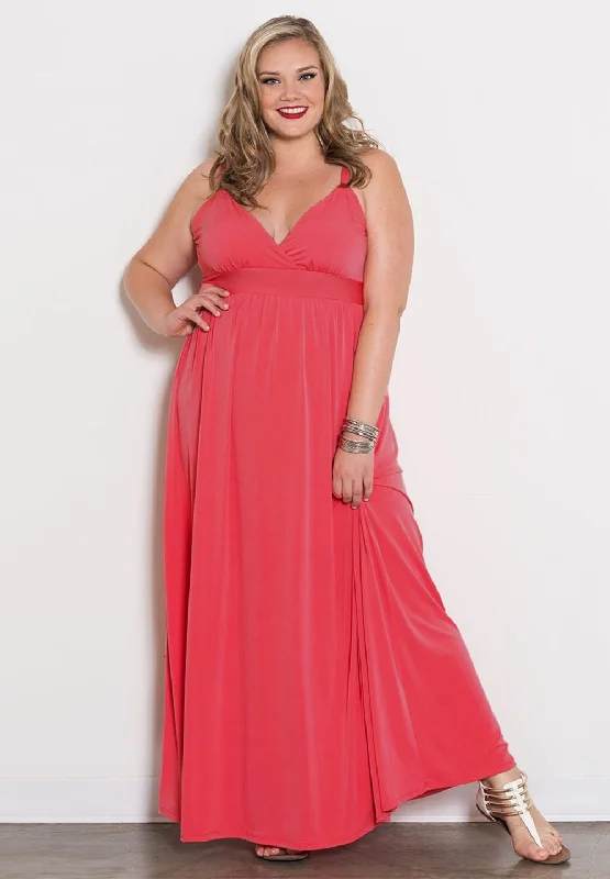 Sabrina Maxi Dress Elegant Maxi Dress with Pockets