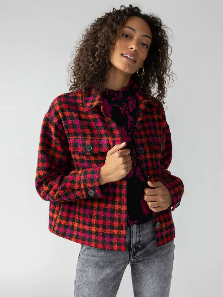 The Shacket Embroidered Cotton Blouse