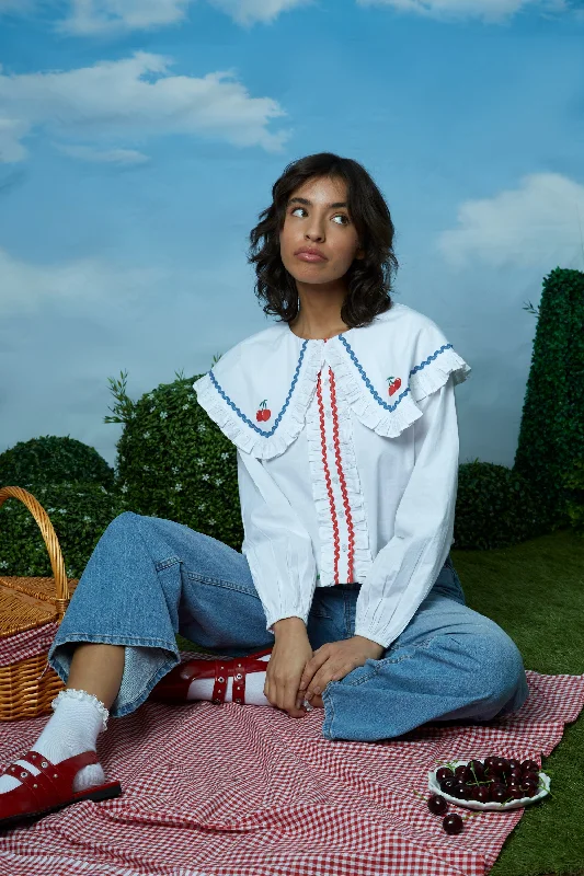 Gracie Prairie Blouse Playful Puff Blouse