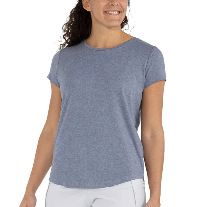 Free Fly Bamboo Current Tee Womens Iron Safe Non-Iron Wrinkle Free