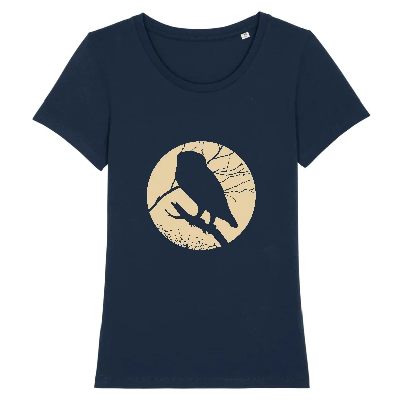 Midnight owl | T-shirt Femme 100% Coton BIO - EXPRESSER Elasticated Padded Insulated