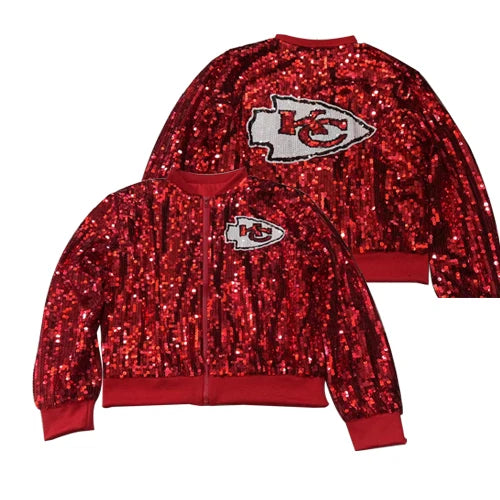 women chiefs sequin jacket one size women jackets Rayon Jacket Velvet Jacket Corduroy Jacket