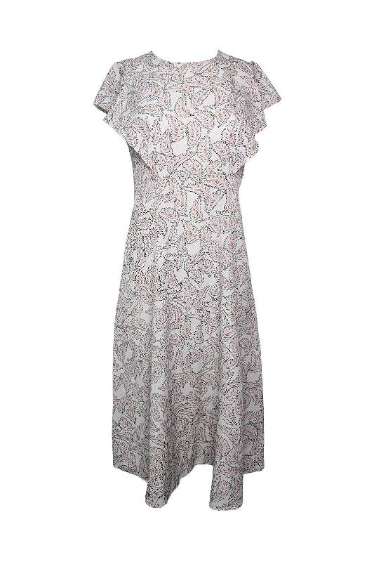 Floral Mini Dress Casual Button-Up Mini Dress