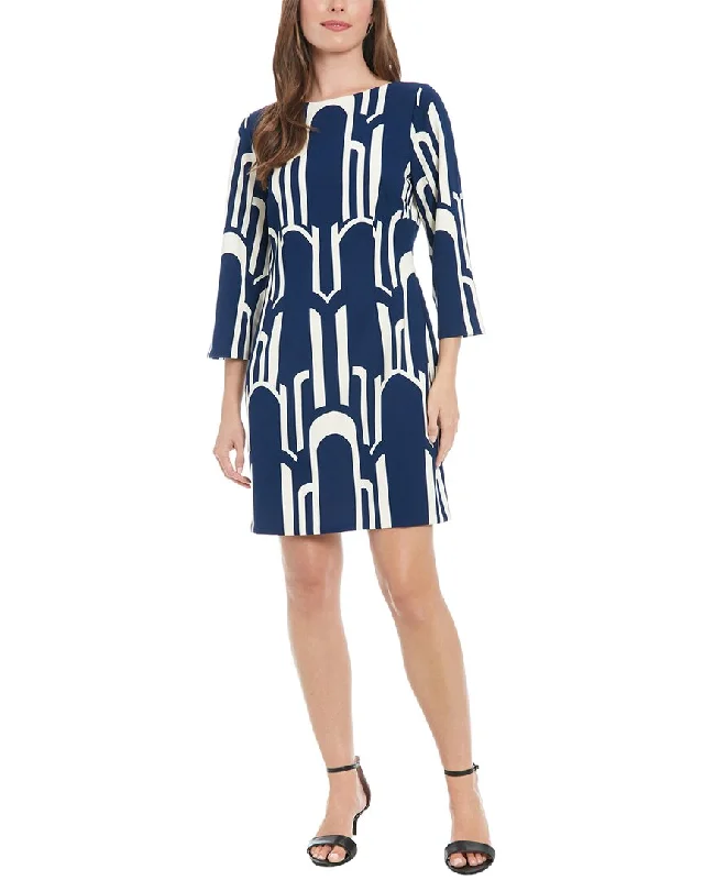 London Times Mini Dress Cozy Sweater Mini Dress
