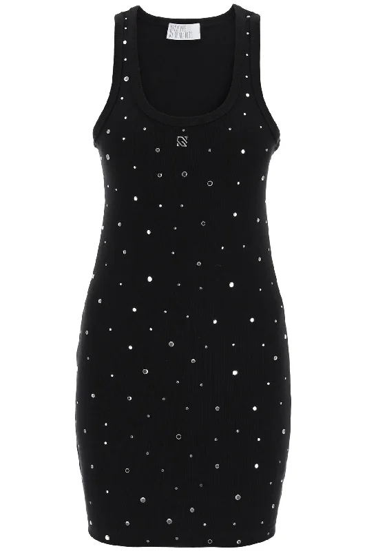 Giuseppe Di Morabito Women's "Mini Dress With Rhinestone Classic Casual Mini Dress