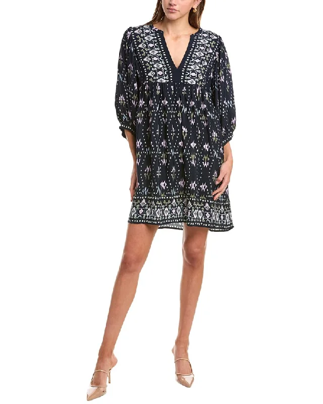 Ba&Sh Balloon Sleeve Mini Dress Stylish Puff Sleeve Mini Dress