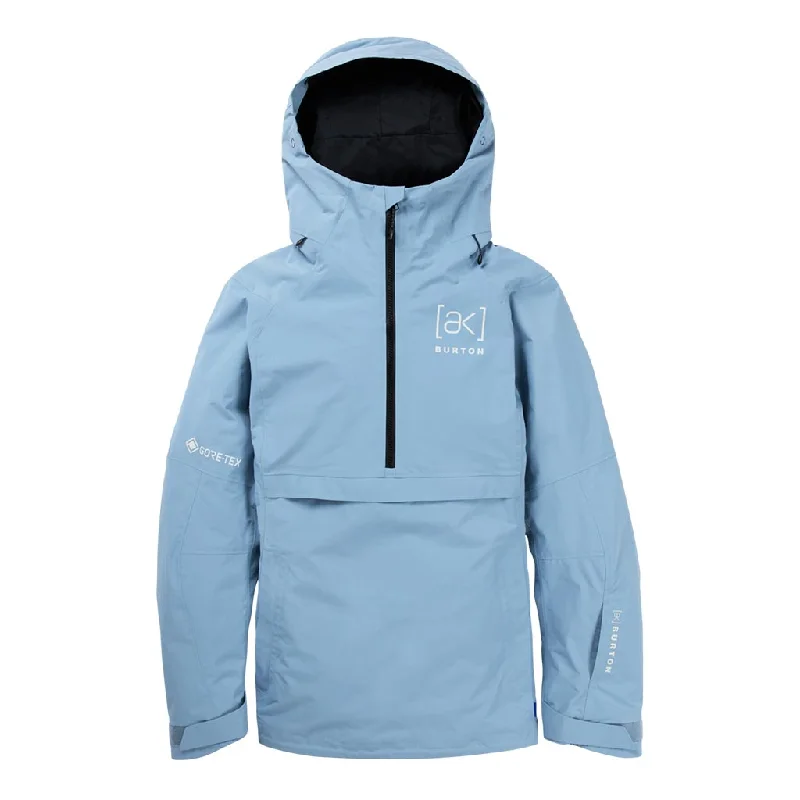 Burton 2025 Womens AK Kimmy 2L Gore-Tex Jacket - Dusty Blue Striped Jacket Polka Dot Jacket Floral Jacket