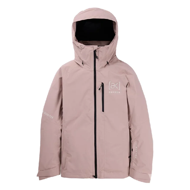 Burton 2025 Womens AK Upshift Gore-Tex Jacket - Shadow Pink Print Jacket Jacquard Jacket Patchwork Jacket