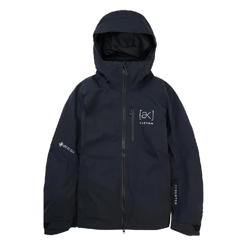 Burton 2025 Womens AK Upshift Gore-Tex Jacket - True Black Striped Jacket Polka Dot Jacket Floral Jacket