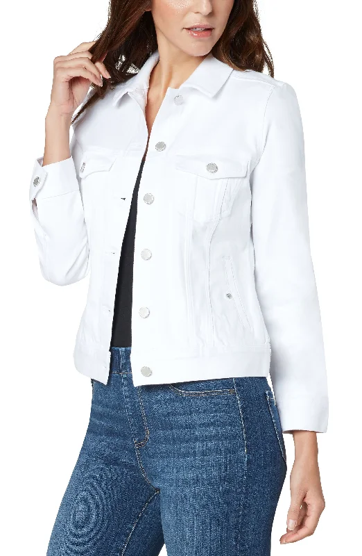 Classic Jean Jacket Notch Collar Peter Pan Collar Cowl Neck