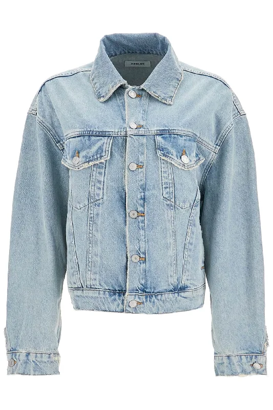 Denim Dalton Balloon Jacket With Front Pockets Side Pockets Patch Pockets