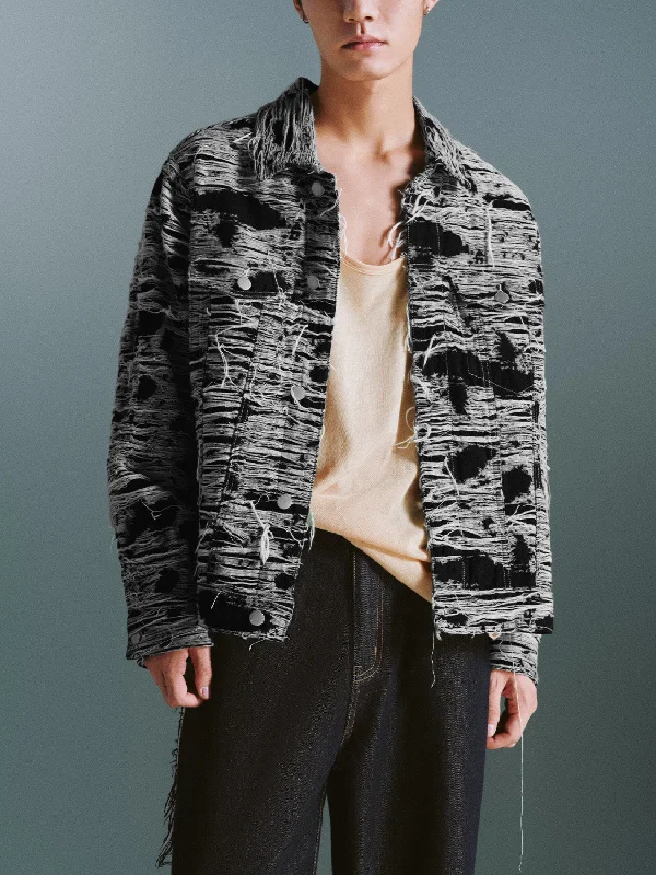 Denim Jackets Hoodie Zip-Up Jacket Button-Up Jacket