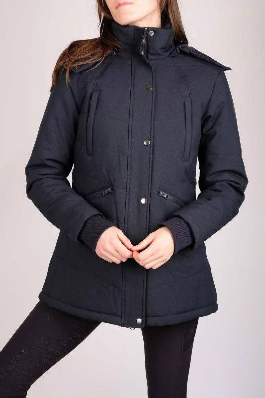 Dicte Short Jacket - Navy Nylon Jacket Polyester Jacket Spandex Jacket