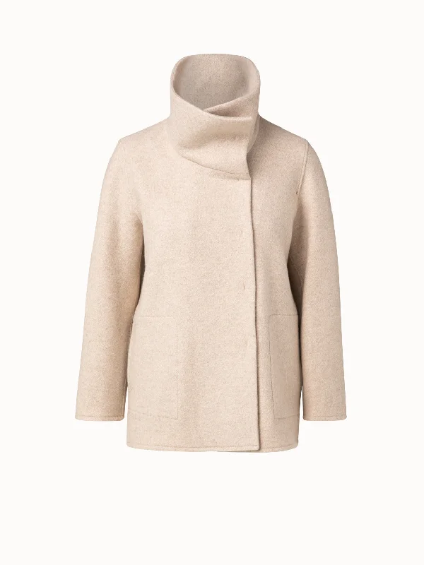 Elize Cashmere Jersey Oversized Jacket Mesh Jacket Canvas Jacket Denim Jacket