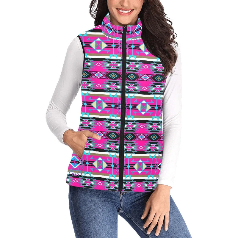 Force of Nature Sunset Storm Women's Padded Vest Jacket Fleece Jacket Down Jacket Feather Jacket
