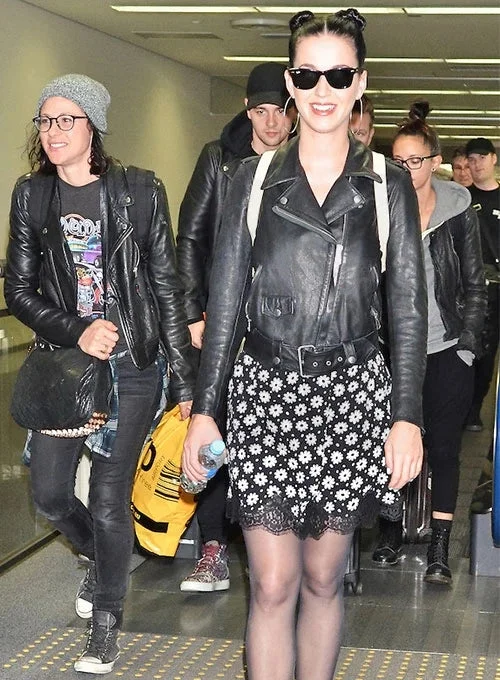 Katy Perry Inspired Black Cropped Leather Jacket Mesh Jacket Canvas Jacket Denim Jacket Katy Perry Inspired Black Cropped Leather Jacket Mesh Jacket Canvas Jacket Denim Jacket