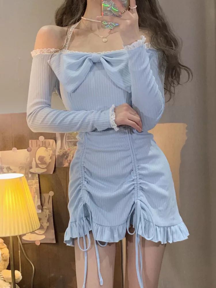hoombox Korean Fashion Dresses Style Party Mini Dresses Women Strapless Sexy Kawaii Dresses Women Long Sleeve Lace Kawaii Lolita Dresses Cozy Ruched Mini Dress hoombox Korean Fashion Dresses Style Party Mini Dresses Women Strapless Sexy Kawaii Dresses Women Long Sleeve Lace Kawaii Lolita Dresses Cozy Ruched Mini Dress