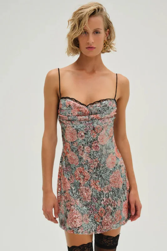 For Love & Lemons | Ladonna Mini Dress Trendy Crossover Mini Dress