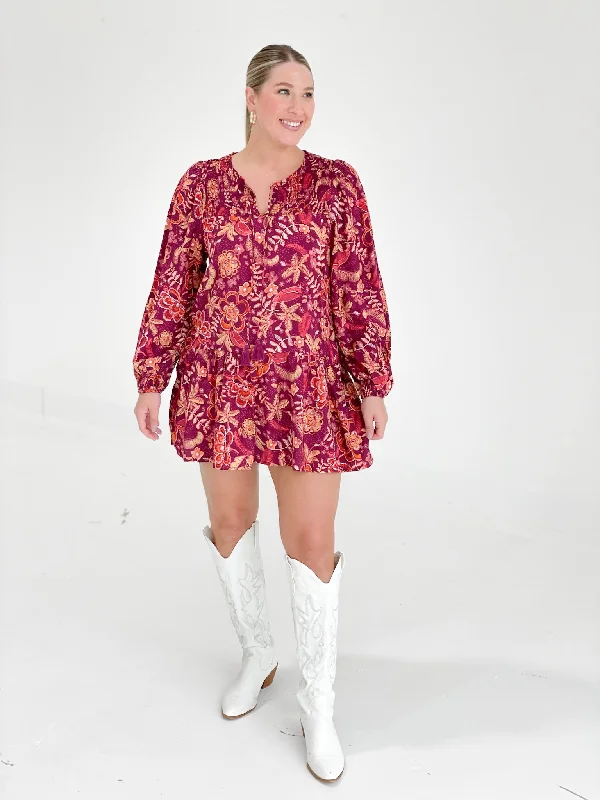 Marigold Mini Dress Comfortable Polka Dot Mini Dress