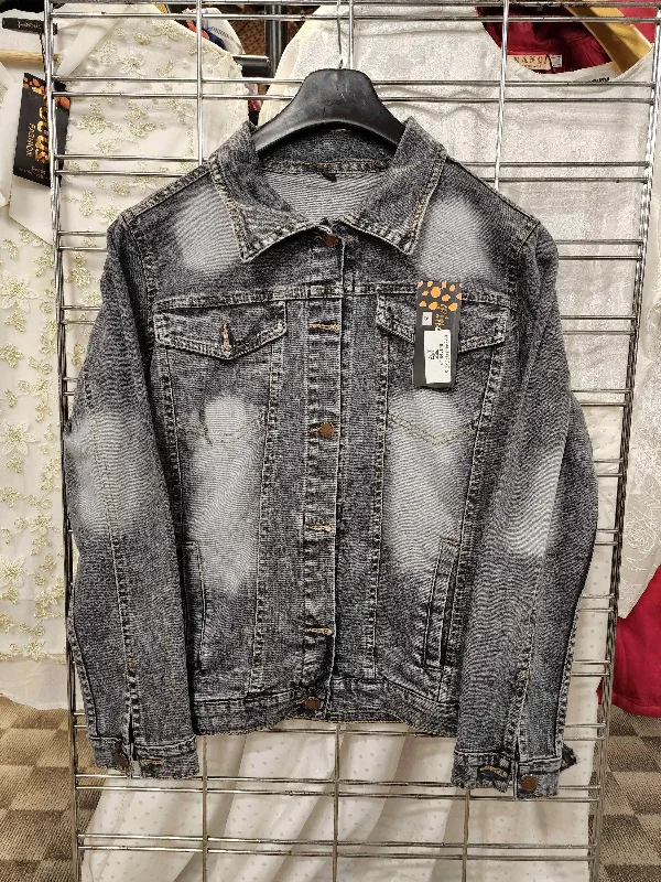 Women Denim Jacket Fleece Jacket Down Jacket Feather Jacket