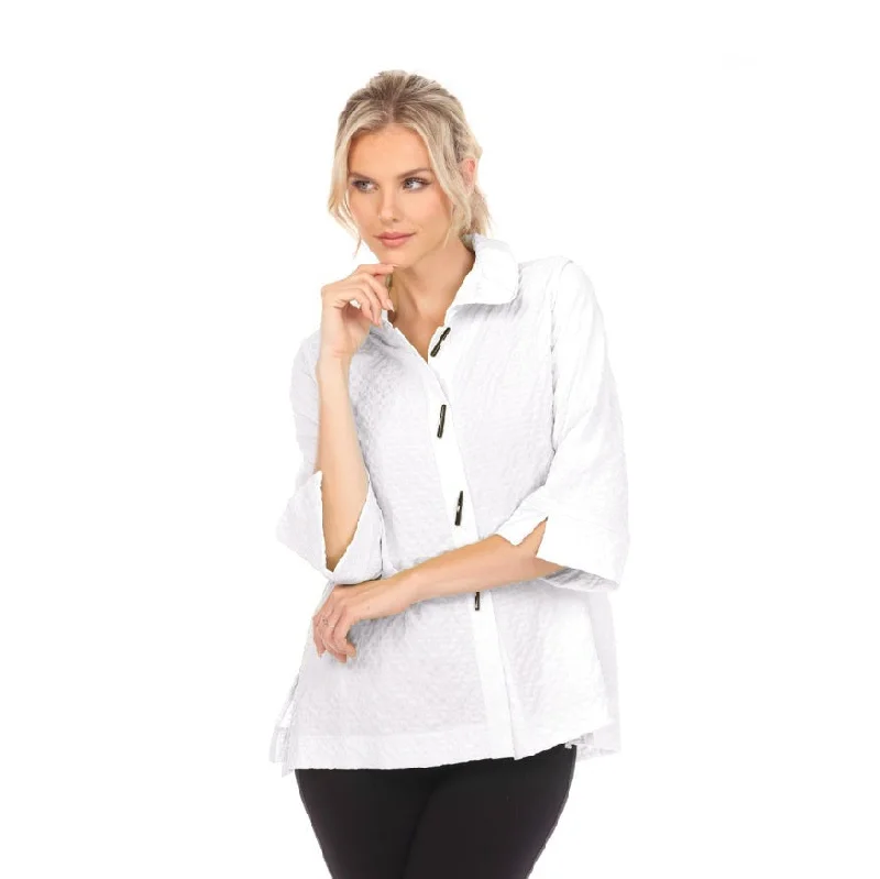Moonlight by Y&S Blouse/Jacket in White - 3075SOL Chenille Jacket Brocade Jacket Lace Jacket Moonlight by Y&S Blouse/Jacket in White - 3075SOL Chenille Jacket Brocade Jacket Lace Jacket