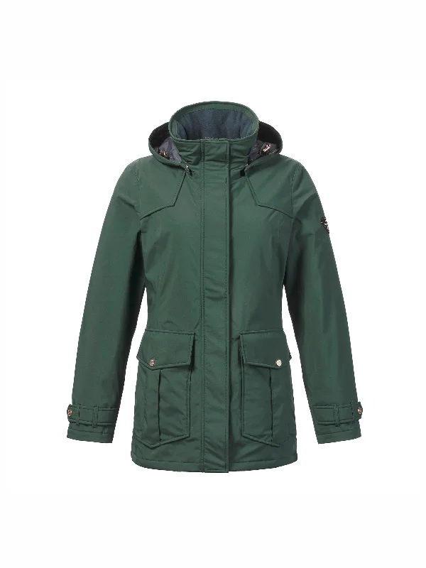 Musto Odyssey - Waterproof Jacket Darkest Spruce Cotton Fabric Linen Fabric Terry Fabric