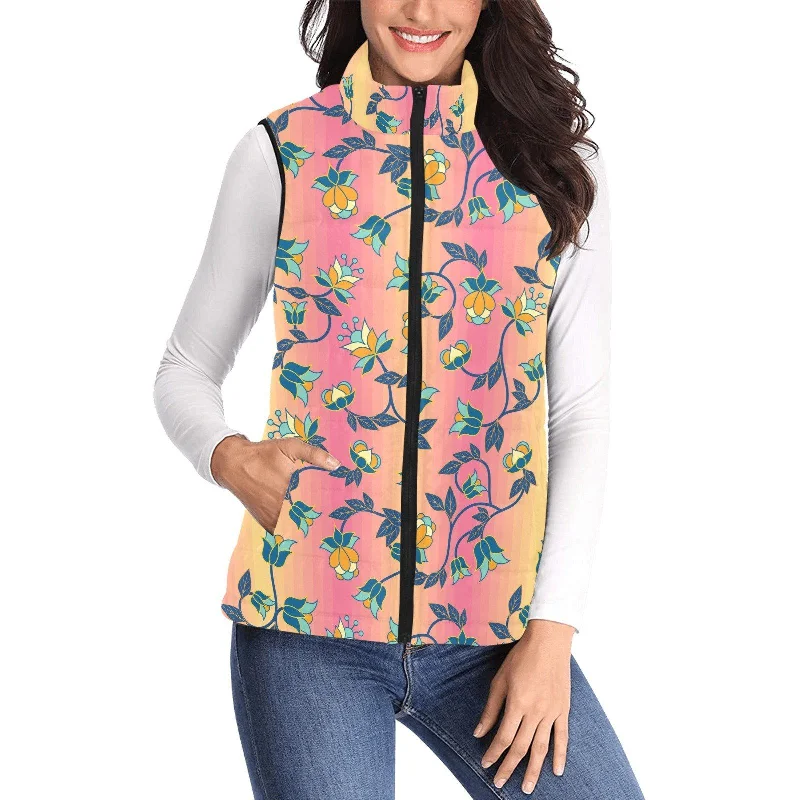 Orange Days Women's Padded Vest Jacket Anorak Shell Jacket Lightweight Jacket