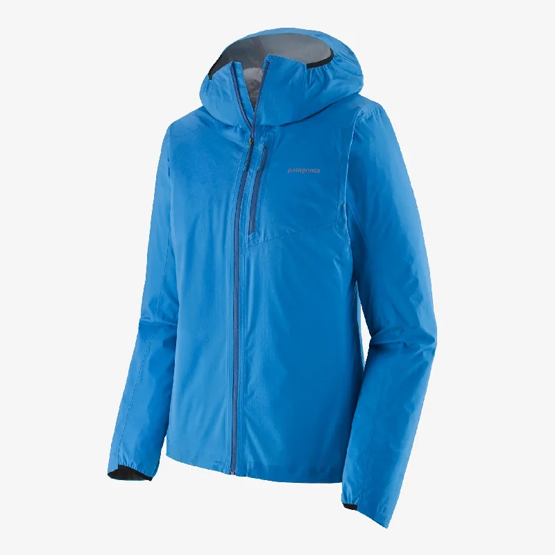 Patagonia Storm Racer Waterproof Jacket | Vessel Blue | Womens Wool Fabric Cashmere Fabric Tweed Fabric