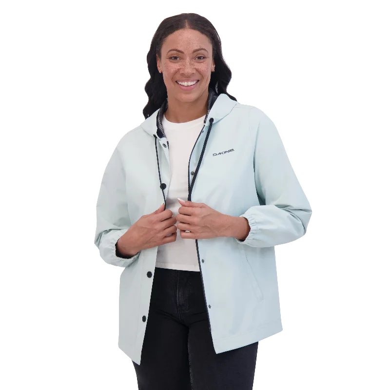 Rain Protection Light Jacket Women's - Misty Blue Corduroy Jacket Velvet Jacket Brocade Jacket