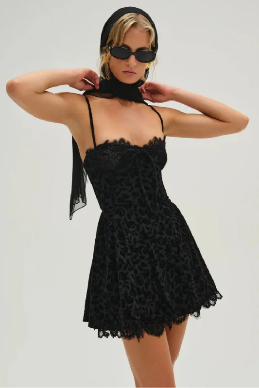 For Love & Lemons | Shae Mini Dress Casual High-Waist Mini Dress