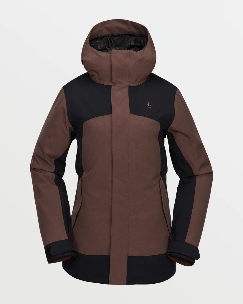 Volcom STONEY SHADOW Insulated Jacket 2205 Zippered Front Buttoned Front Snap Front