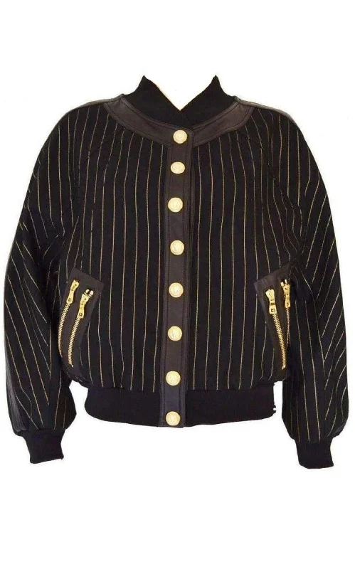 Striped Cotton Teddy Jacket Herringbone Jacket Checkered Jacket Solid Jacket