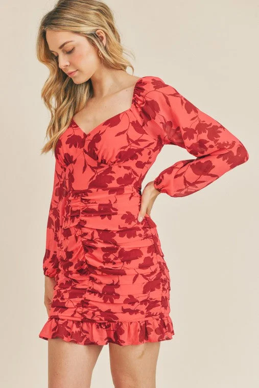 Sweetheart Mini Dress - Raspberry Stylish Summer Mini Dress