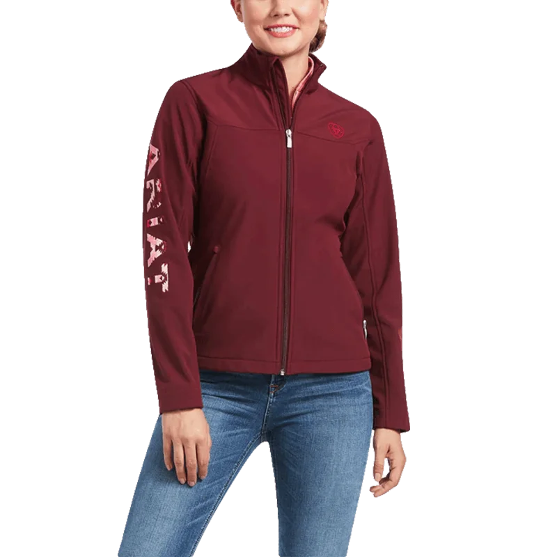 Ariat Women's New Team Zinfandel Softshell Jacket Embroidered Jacket Appliqued Jacket Beaded Jacket