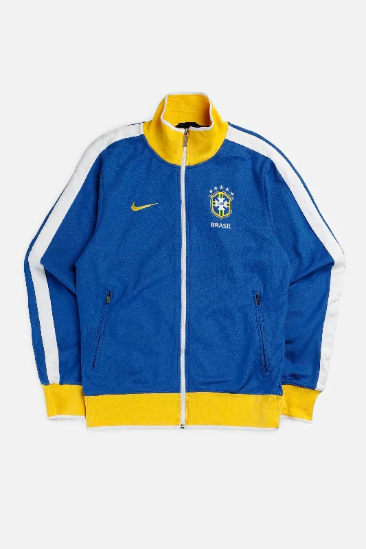 Brazil Soccer Track Jacket - S Knit Jacket Woven Jacket Fleece Jacket