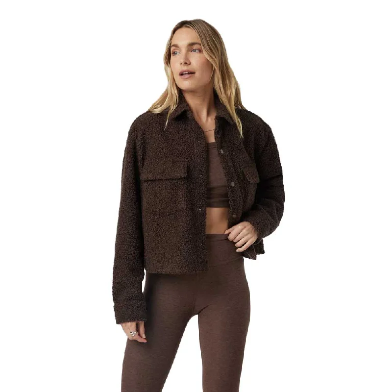 Women's Sycamore Short Shirt Jacket - Java Herringbone Jacket Houndstooth Jacket Plaid Jacket Women's Sycamore Short Shirt Jacket - Java Herringbone Jacket Houndstooth Jacket Plaid Jacket