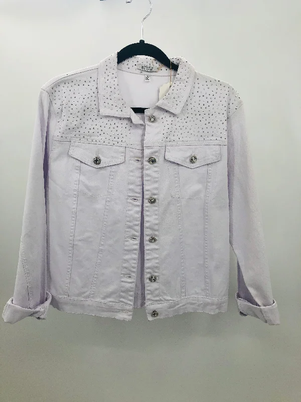 White/Rhinestone Denim Jacket Corduroy Jacket Velvet Jacket Brocade Jacket