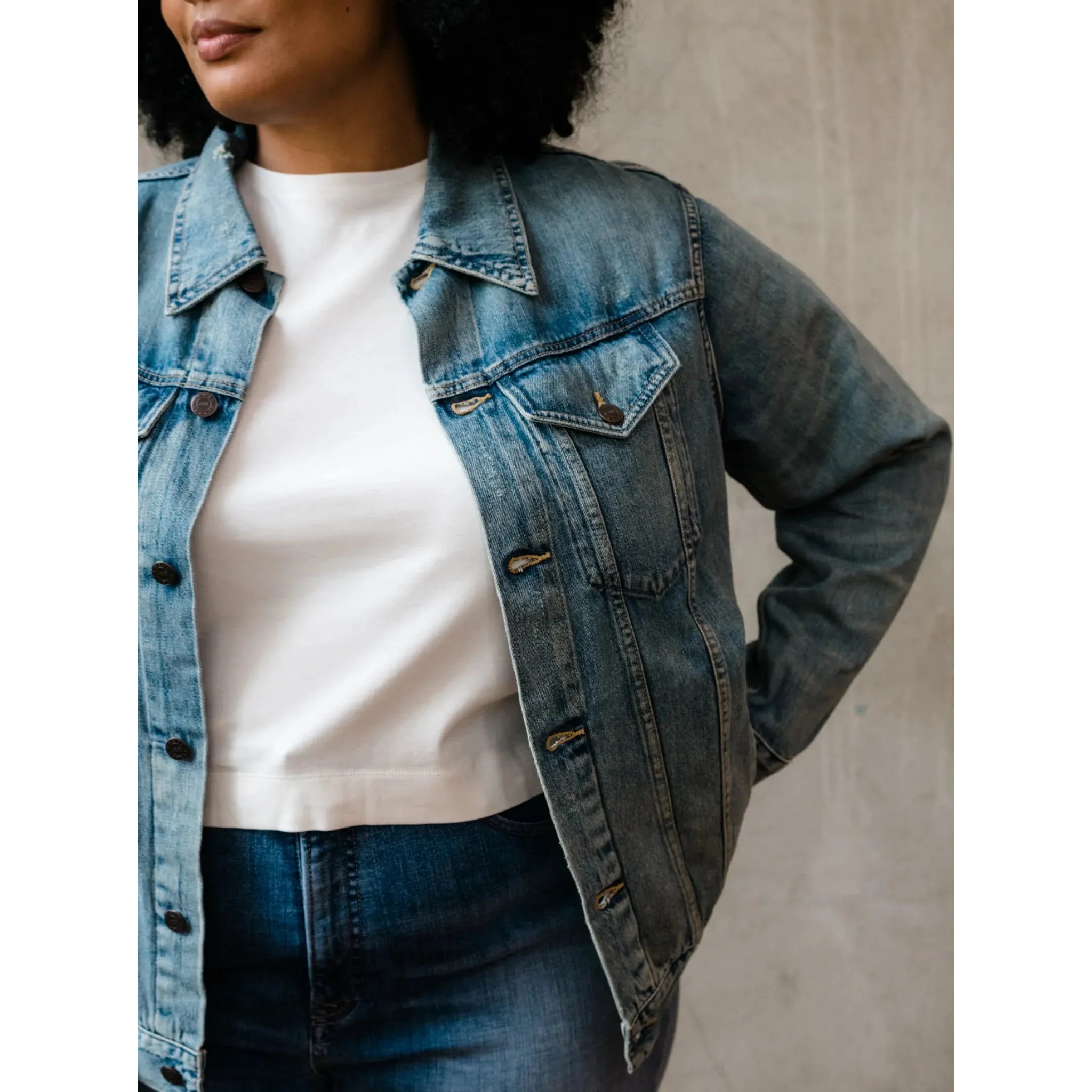 The Merly Jacket: Original Wash Jersey Jacket Tulle Jacket Batik Jacket