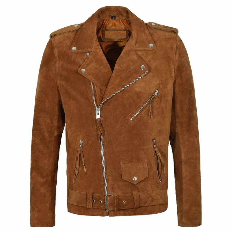 Native American Brown Suede Leather Biker Fringes Jacket Lace Jacket Ribbed Jacket Sequined Jacket