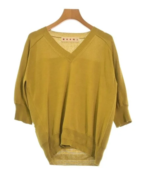 MARNI Sweaters Solid Print Embellished