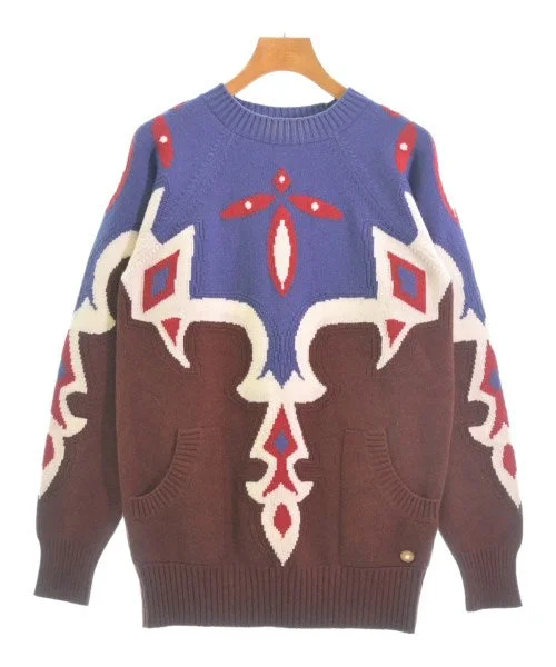 CHANEL Sweaters Turtle Neck Boat Neck Asymmetrical Neck
