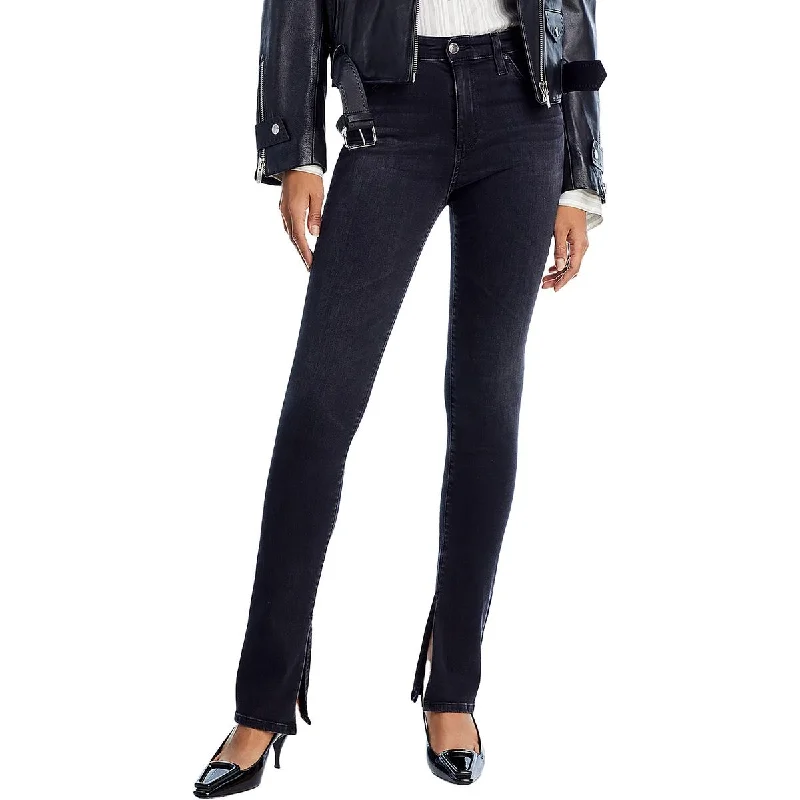 AG Jeans Womens Mari Extended Slim High Rise Straight Leg Jeans Stylish Bootcut Denim Jeans