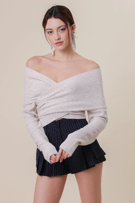Beau Sweater | Ecru Sweater Knitwear Pullover